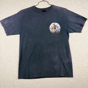 Queen Band T-Shirt Daydreamer Faded Black Y2K Classic Crest Graphic Mens Small